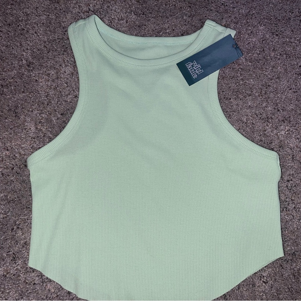 Mint Green Sleeveless Top